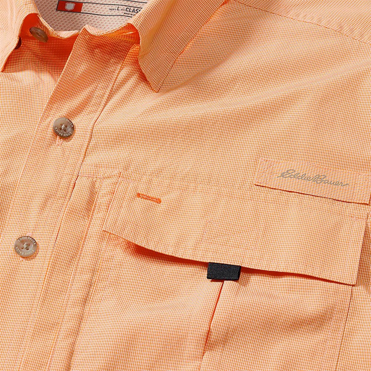 CAMISA HOMBRE UPF GUIDE 2.0MANGA CORTA / EDDIE BAUER#NARANJA