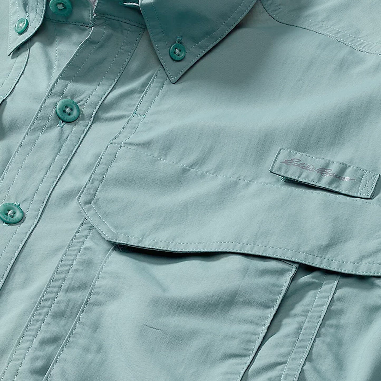 CAMISA HOMBRE KING SALMONMANGA CORTA / EDDIE BAUER#VERDE