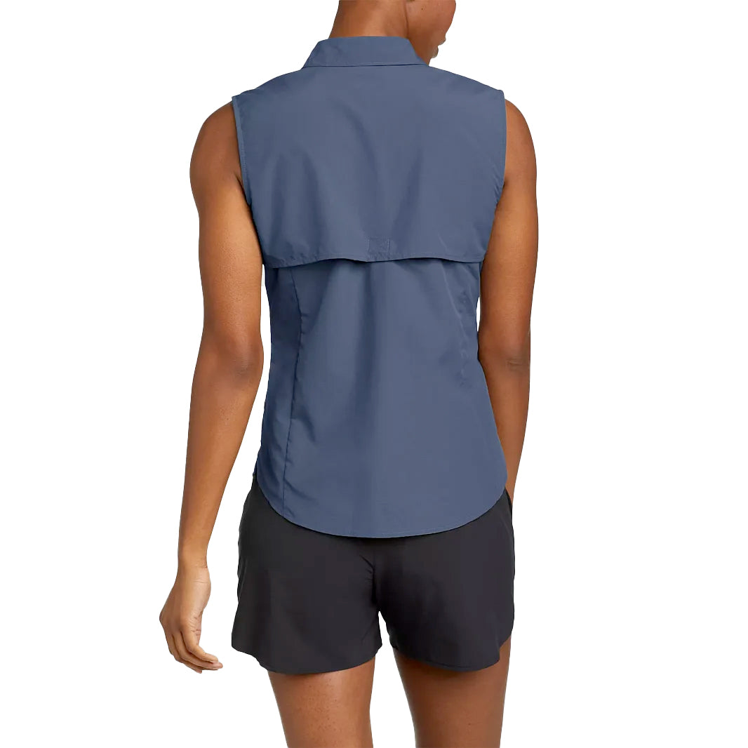 CAMISA SIN MANGAS MUJER PRO FIELD ADVENTURER EDDIE BAUER - Azul