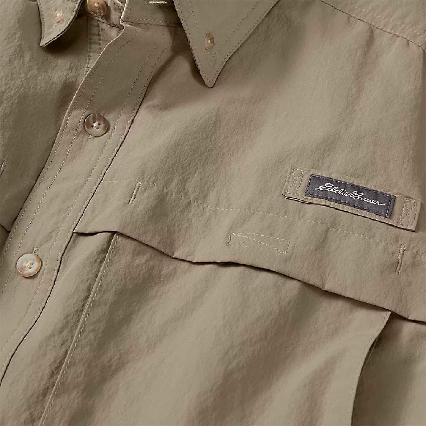 CAMISA HOMBRE RISPTOP GUIDEMANGA LARGA / EDDIE BAUER#Beige