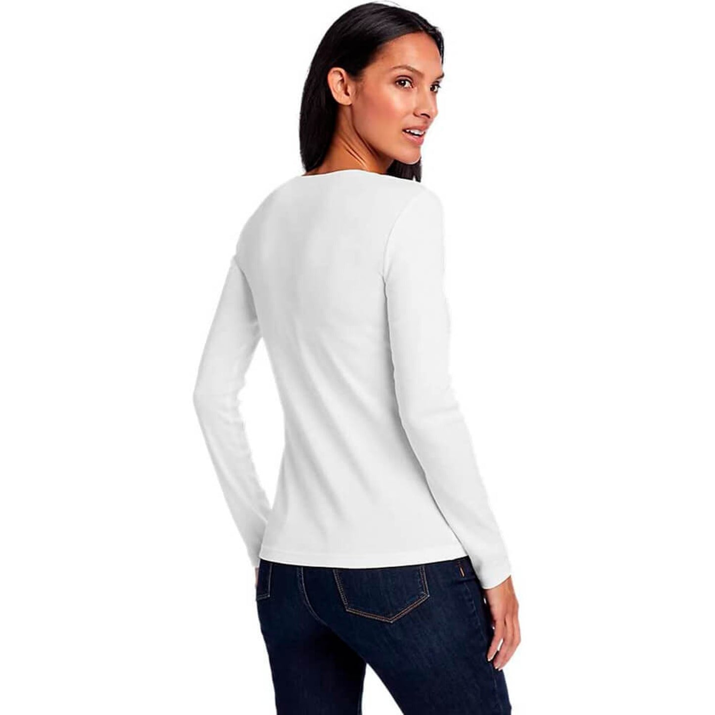 CAMISETA EDDIE BAUER FAVORITE CREW - BLANCO#BLANCO
