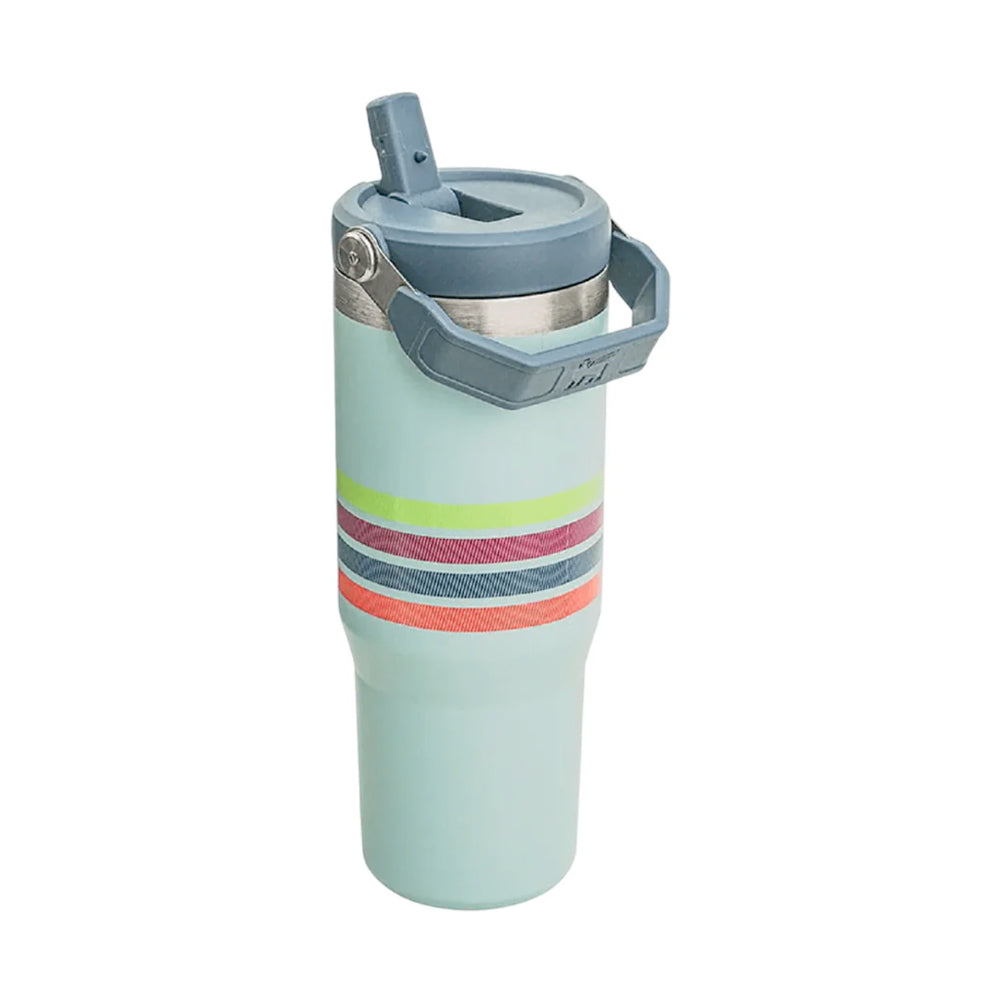 VASO TÉRMICO STANLEY FLIP STRAW 30 oz - Seafoam Stripe