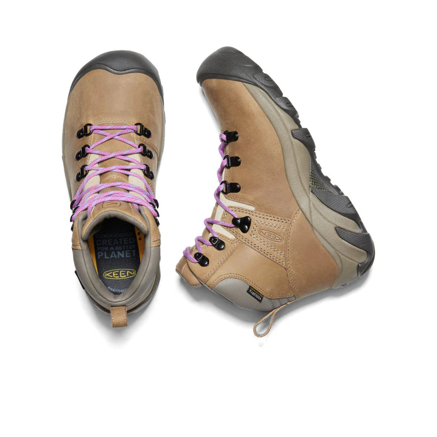 BOTA IMPERMEABLE PARA MUJER PYRENEES - SAFARI / LAVENDER