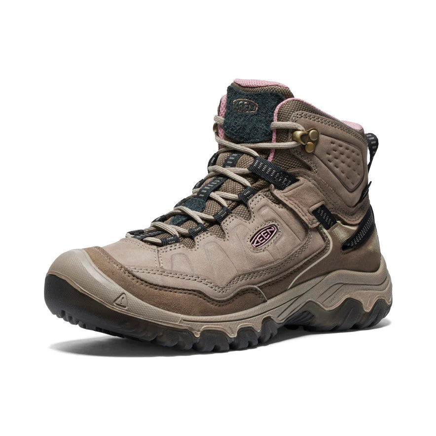 Bota impermeable para mujer Keen Targhee IV MID - Brindle/Nostalgia Rose