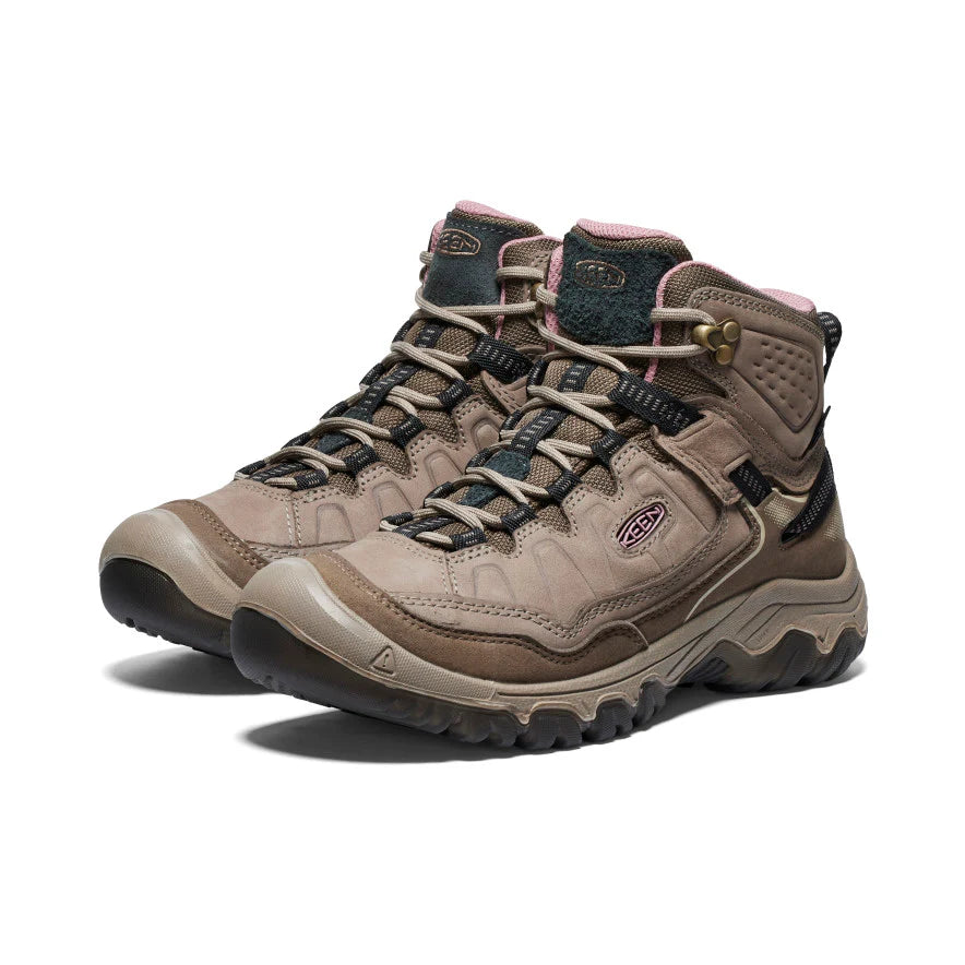 Bota impermeable para mujer Keen Targhee IV MID - Brindle/Nostalgia Rose