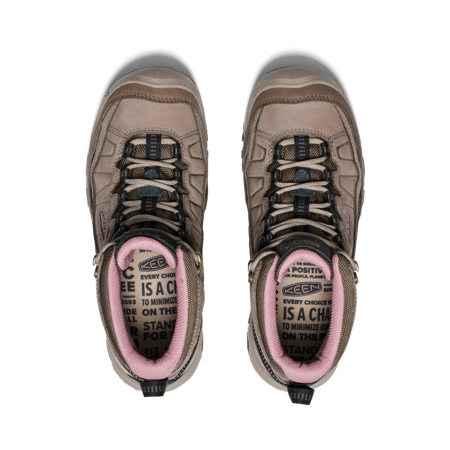 Bota impermeable para mujer Keen Targhee IV MID - Brindle/Nostalgia Rose