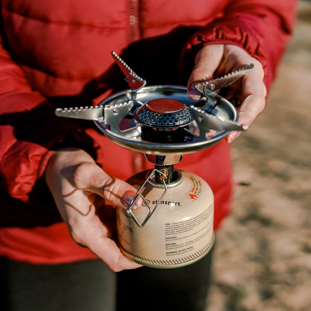 ESTUFA PARA MOCHILEROS STANSPORT ISO-BUTANO#BUTANO