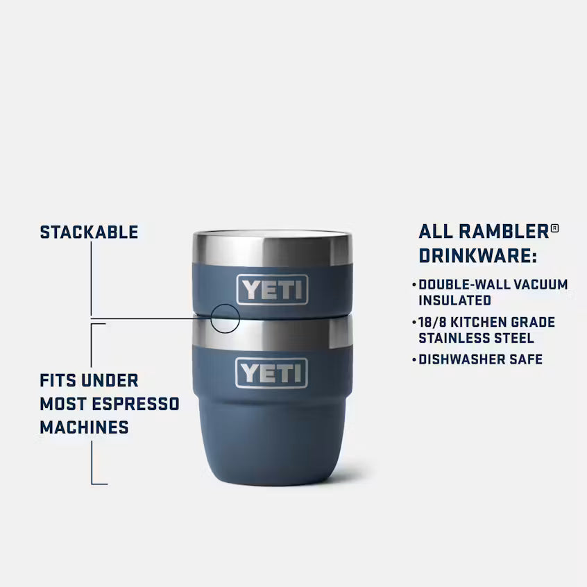 Taza Térmica Apilable Yeti Rambler 4 oz Cup 2PK - Cape Taupe