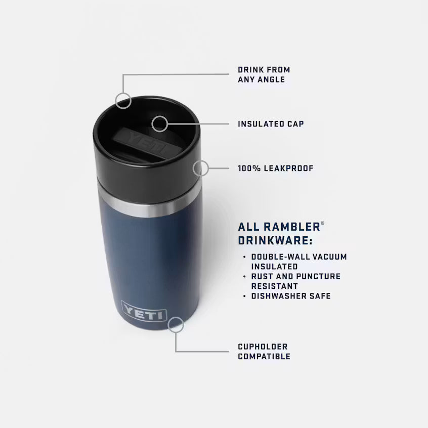 Botella Termica Yeti Rambler Travel 12oz - Cherry Blossom