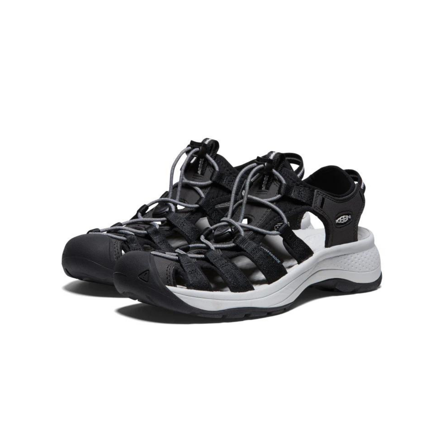 Sandalias Keen Astoria West Mujer Color Gris Con Negro | Outdoor Adventure Colombia