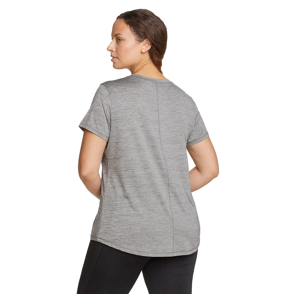 CAMISETA MUJER MANGA CORTA EDDIE BAUER RESOLUTION - GRIS