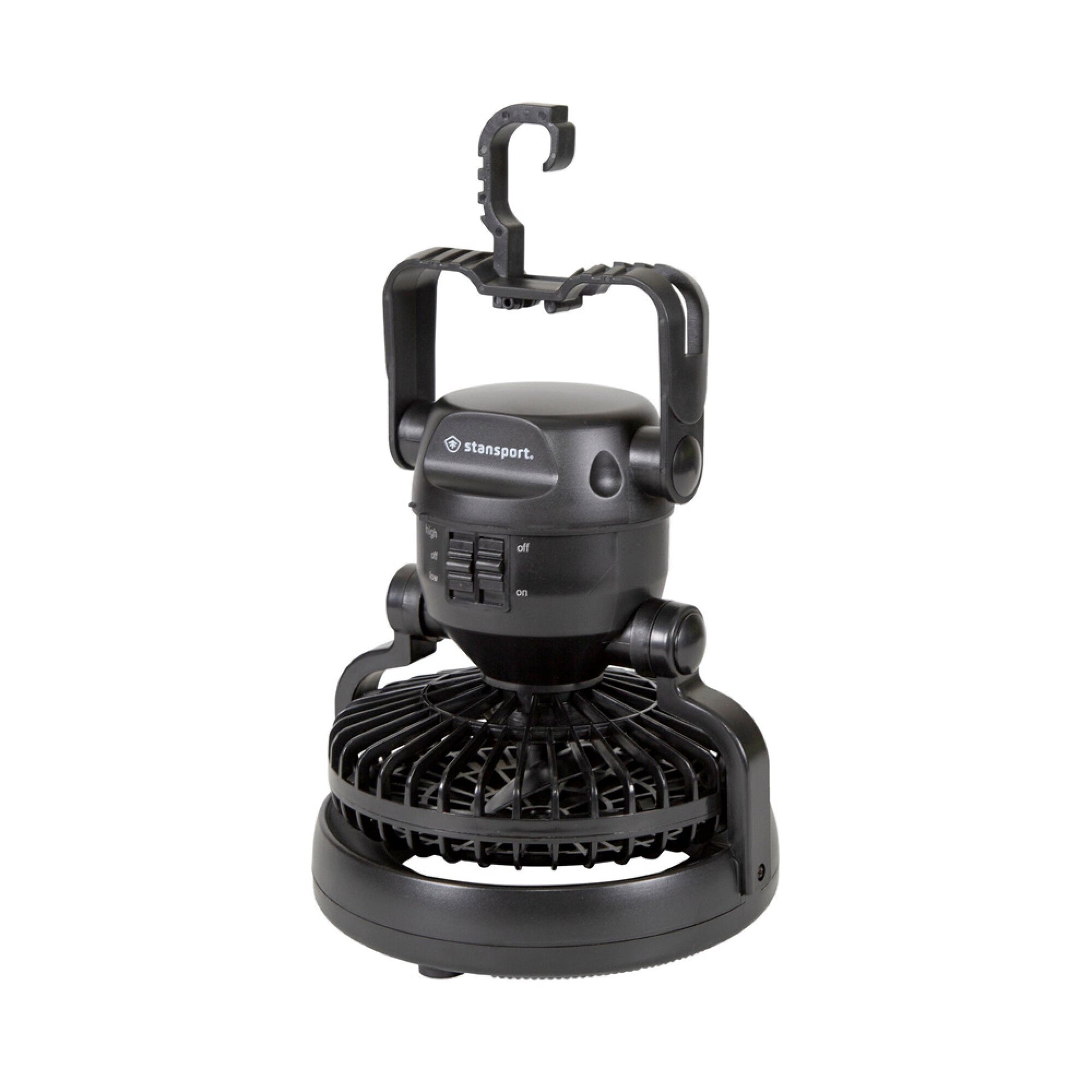 LINTERNA LED PARA CAMPING CON ABANICO STANSPORT - 40 LÚMENES