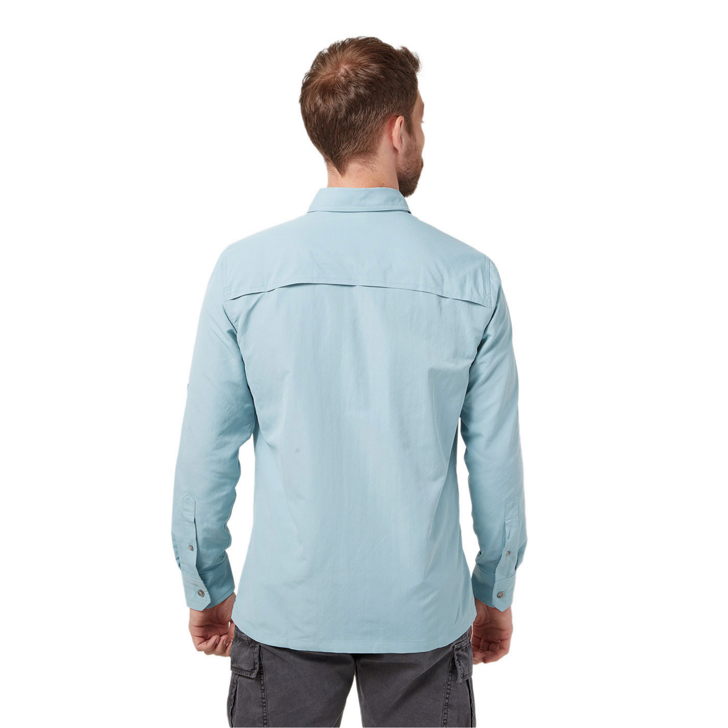 Camisa Azul Eddie Bauer Ripstop Hombre | Outdoor Adventure Colombia