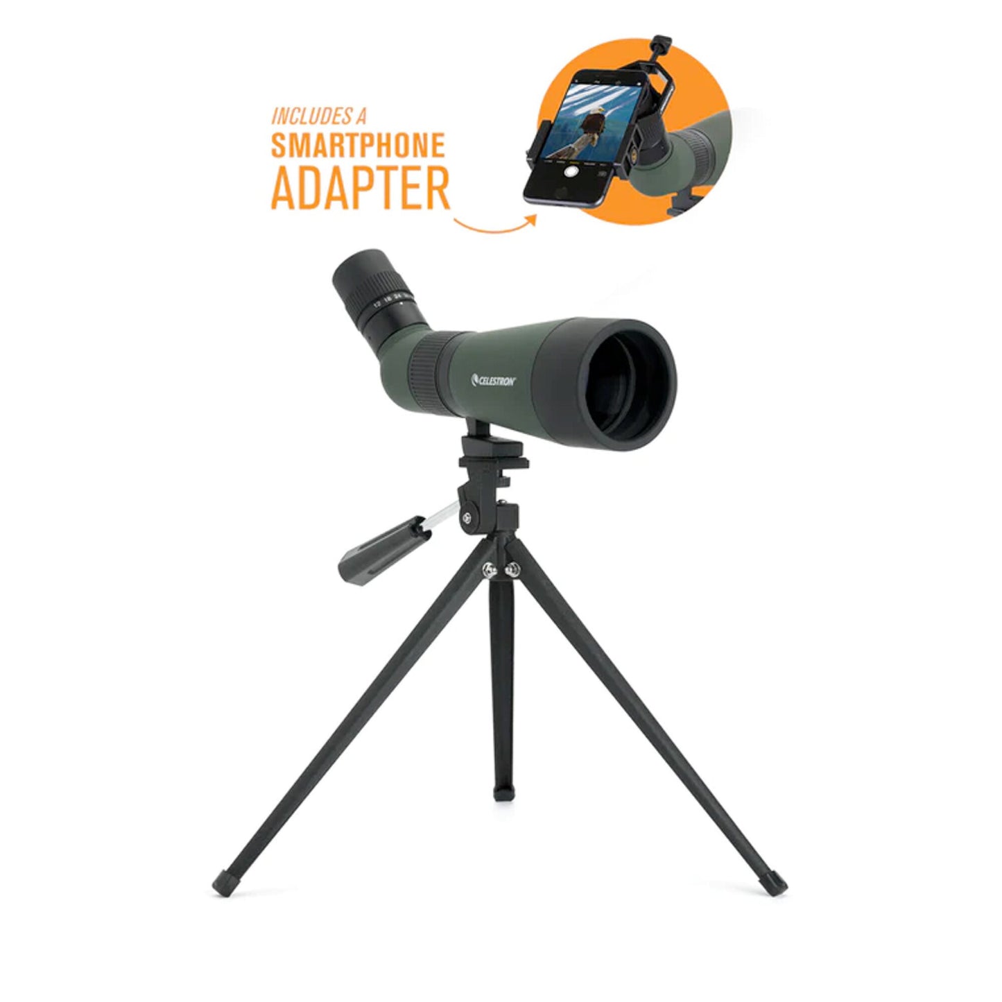 TELESCOPIO CELESTRON LANDSCOUT 12-36X60MM CON ADAPTADOR PARA SMARTPHONE