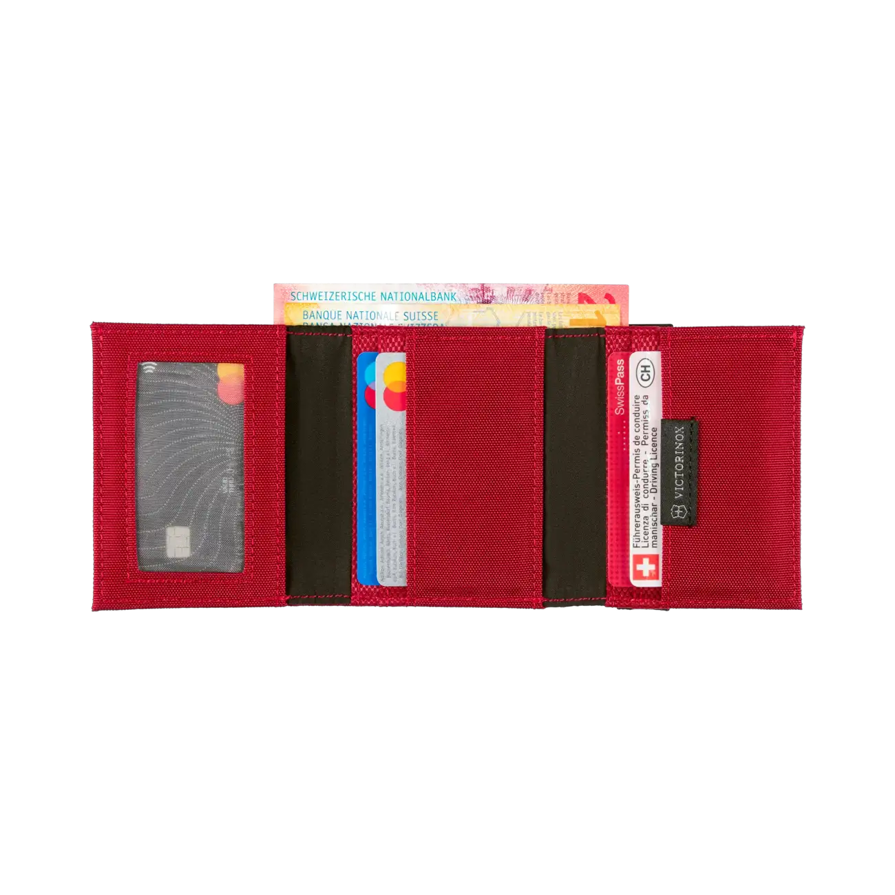Billetera Travel Ext-Tri-Fold Rojo Victorinox