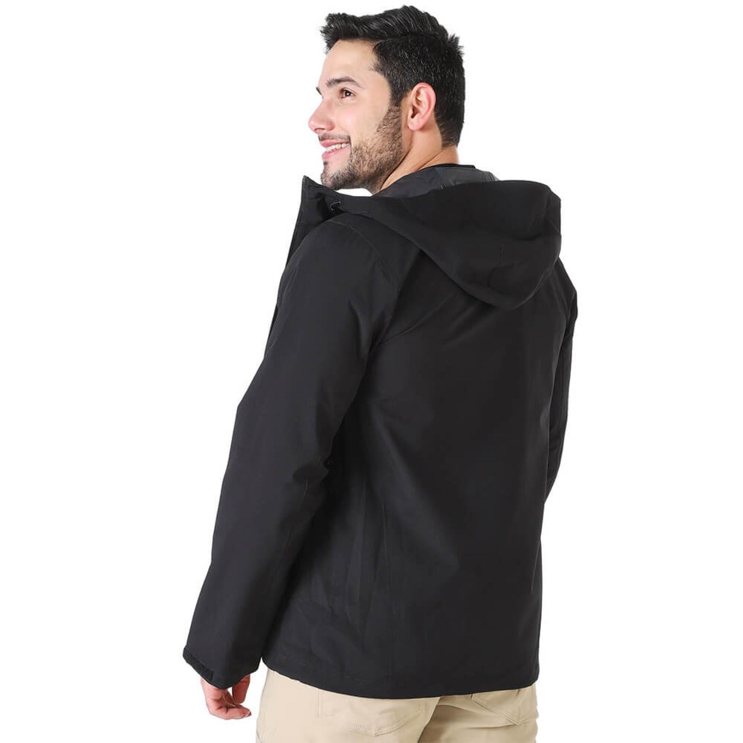 JACKET IMPERMEABLE PARA HOMBRE EDDIE BAUER CLOUD CAP 2.0 - NEGRO#NEGRO