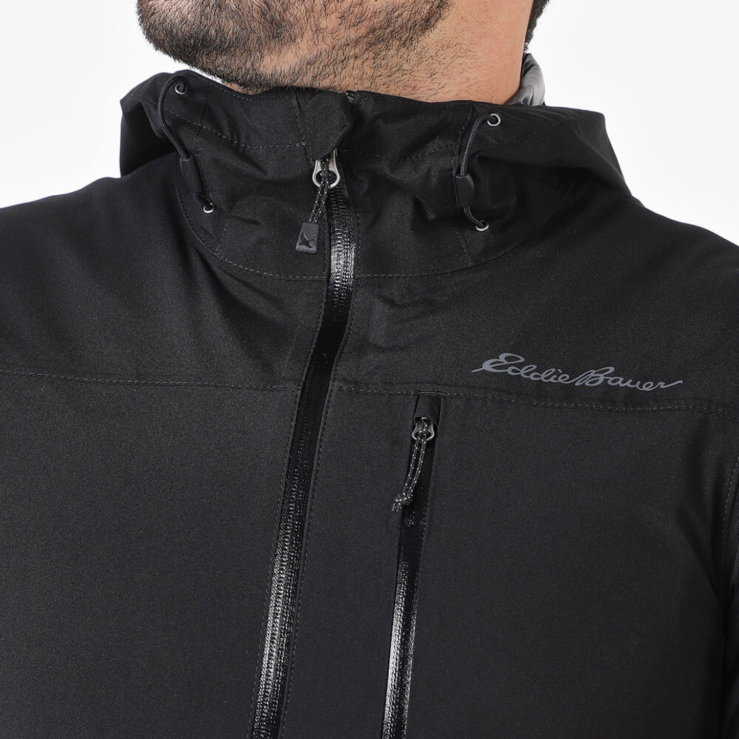 JACKET IMPERMEABLE PARA HOMBRE EDDIE BAUER CLOUD CAP 2.0 - NEGRO#NEGRO