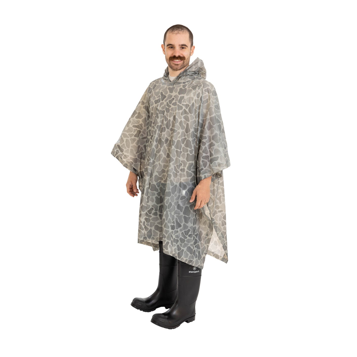 PONCHO DE VINIL STANSPORT HOODED 52X80 IN - CAMO#3
