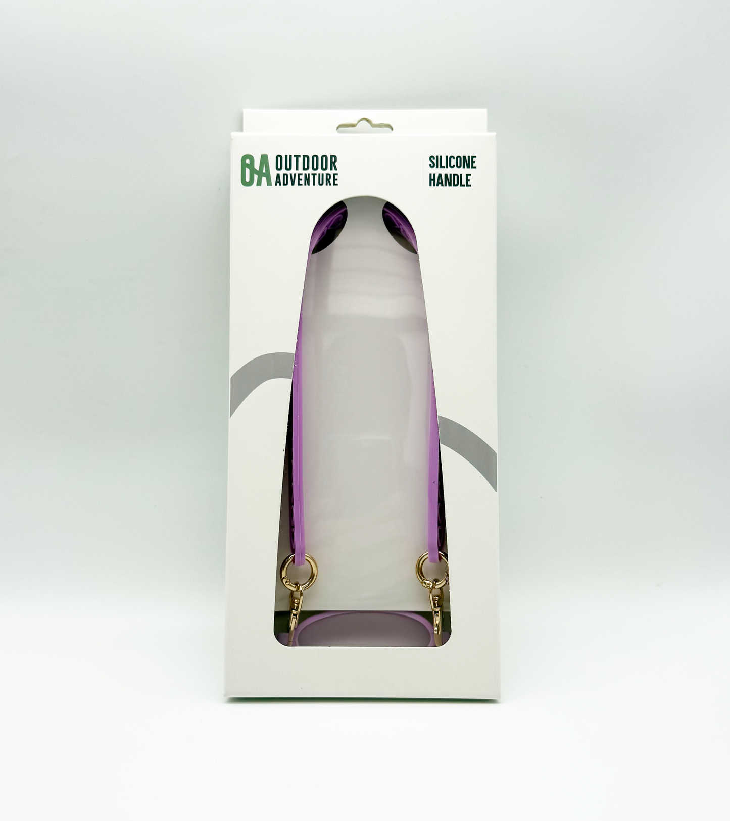 Correa para botella de silicon Morado