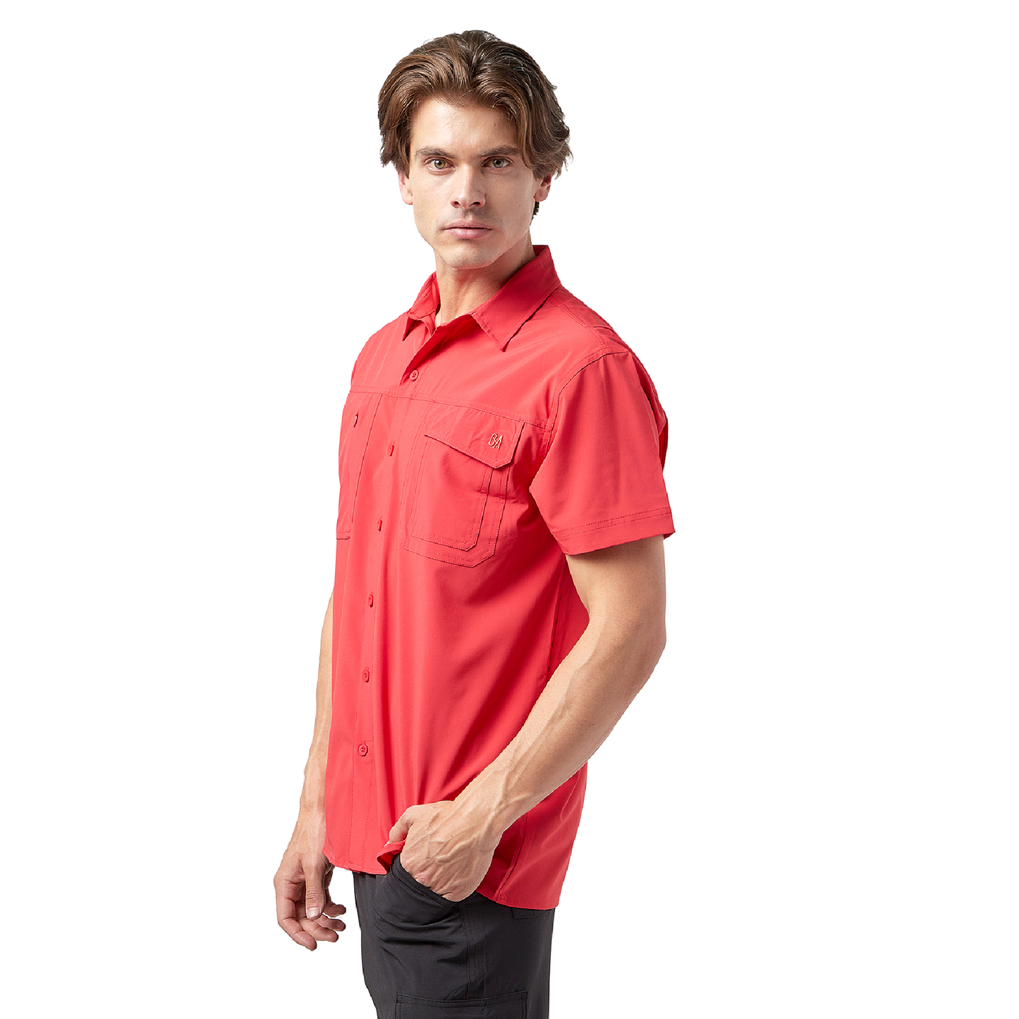 CAMISA DE HOMBRE LAS PERLAS 2.0 ROJO / OUTDOOR ADVENTURE