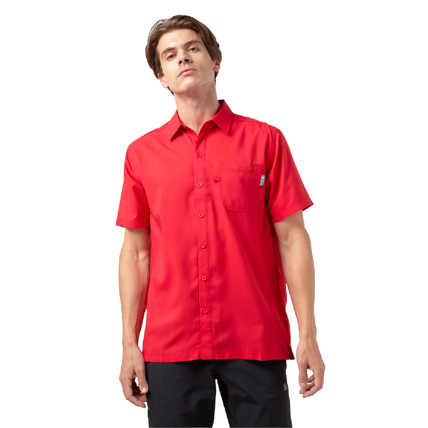 CAMISA DE HOMBRE QUEPOS ROJO / OUTDOOR ADVENTURE