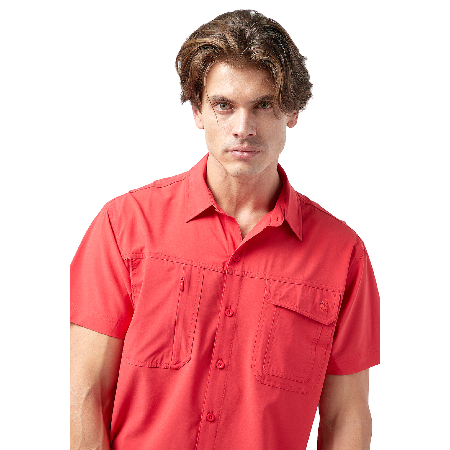 CAMISA DE HOMBRE LAS PERLAS 2.0 ROJO / OUTDOOR ADVENTURE