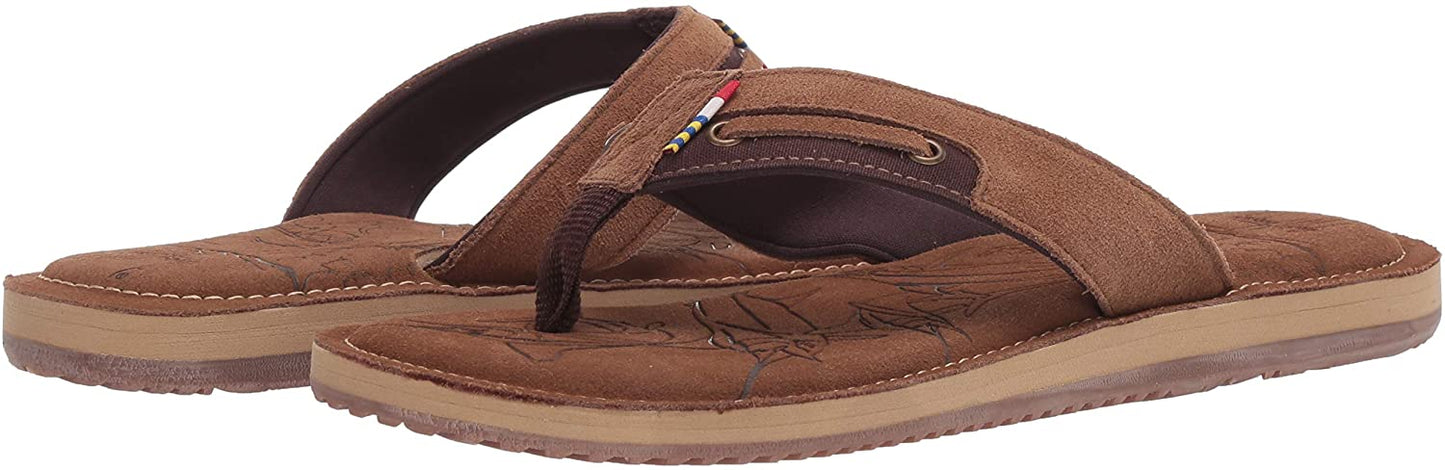 SANDALIA PARA HOMBRE SANTIAGO MARLIN - CAFÉ