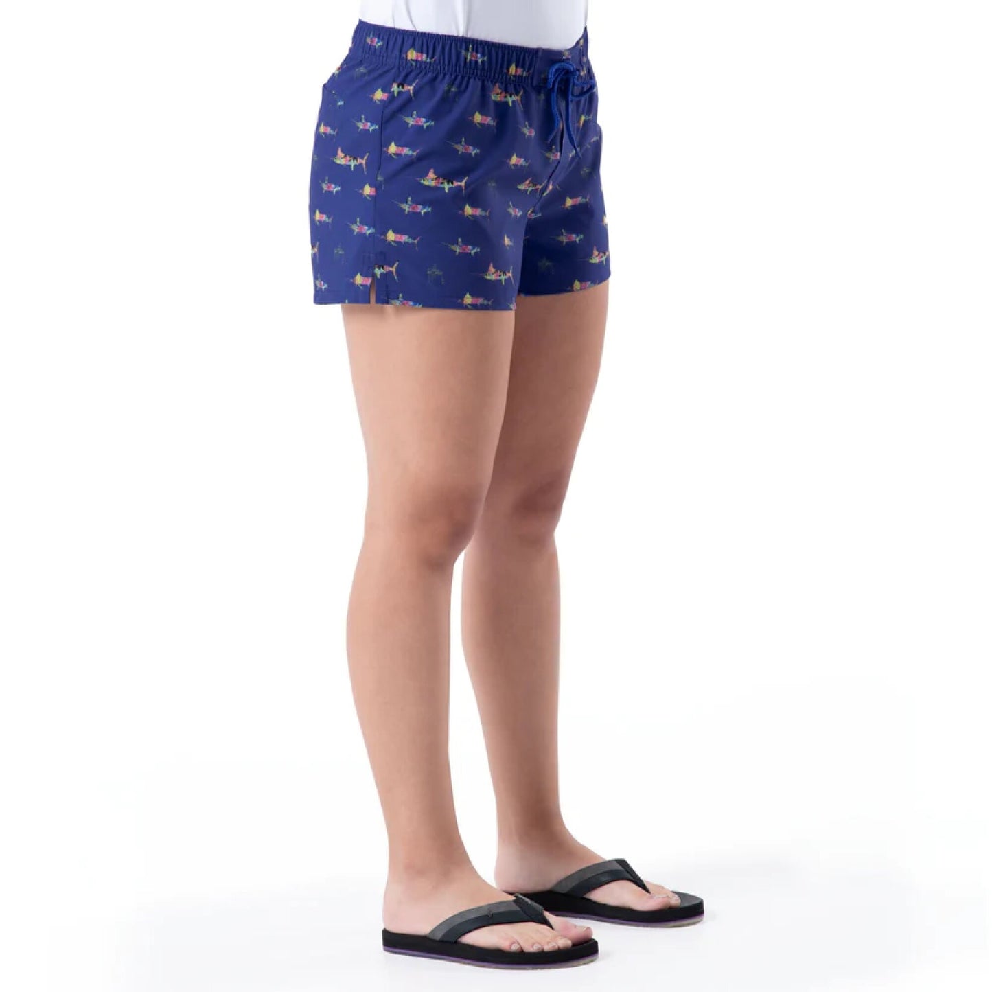 SHORT PARA MUJER GUY HARVEY WILD LIFE - ESTATE BLUE#ESTATE BLUE