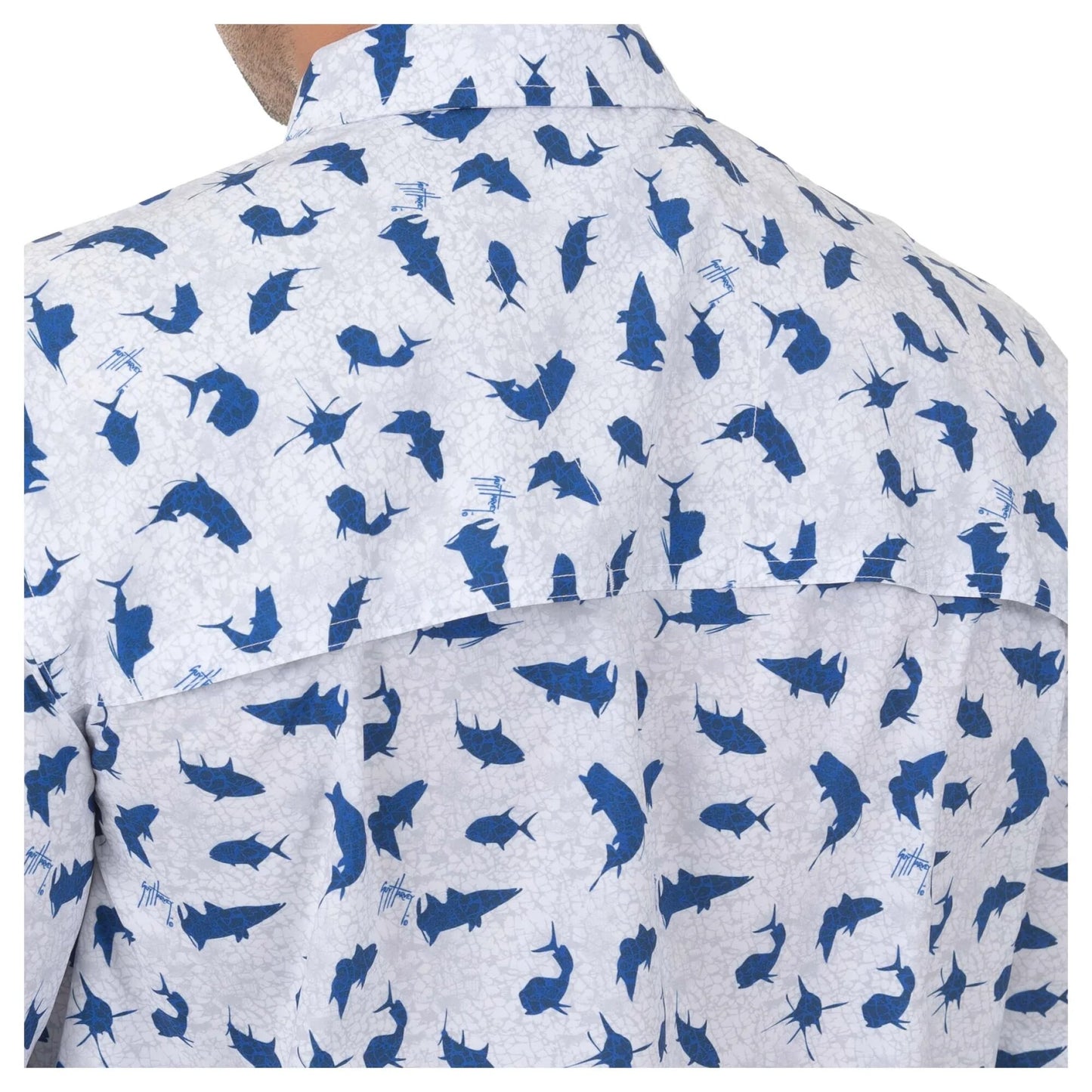 CAMISA MANGA LARGA PARA PESCA SPACE OUT SILOS - BRIGHT WHITE#BRIGHT WHITE