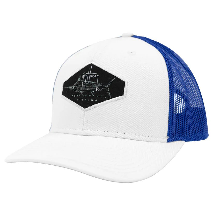 GORRA MARLIN PATCH MESH - WHITE / BLUE#1