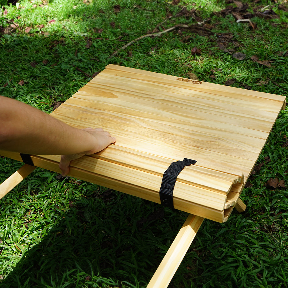 MESA PLEGABLE PARA CAMPING DE MADERA DE PINO#6