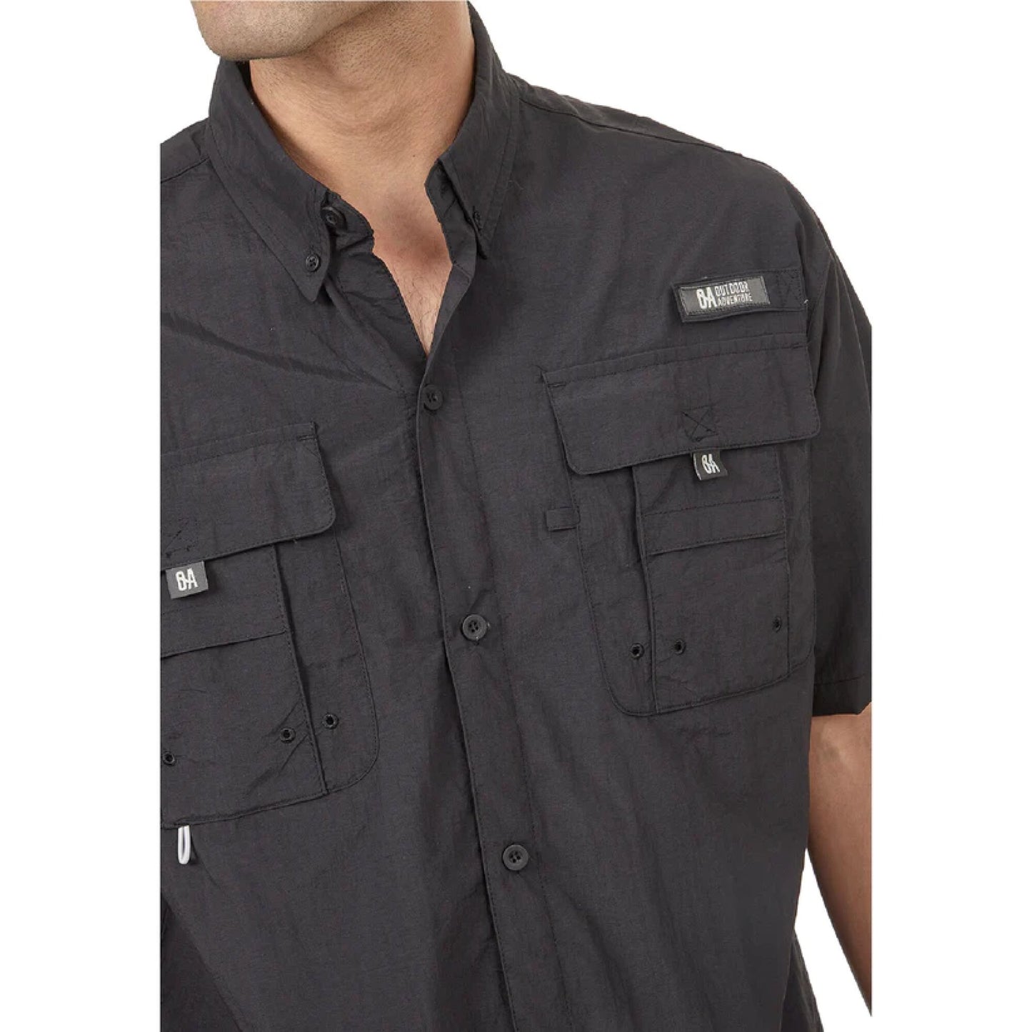 CAMISA HOMBRE COIBA SS / OUTDOOR ADVENTURE#NEGRO
