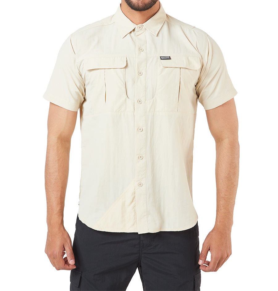Camisa OA Gamboa Manga Corta Hombre Khaki |Outdoor Adventure Colombia