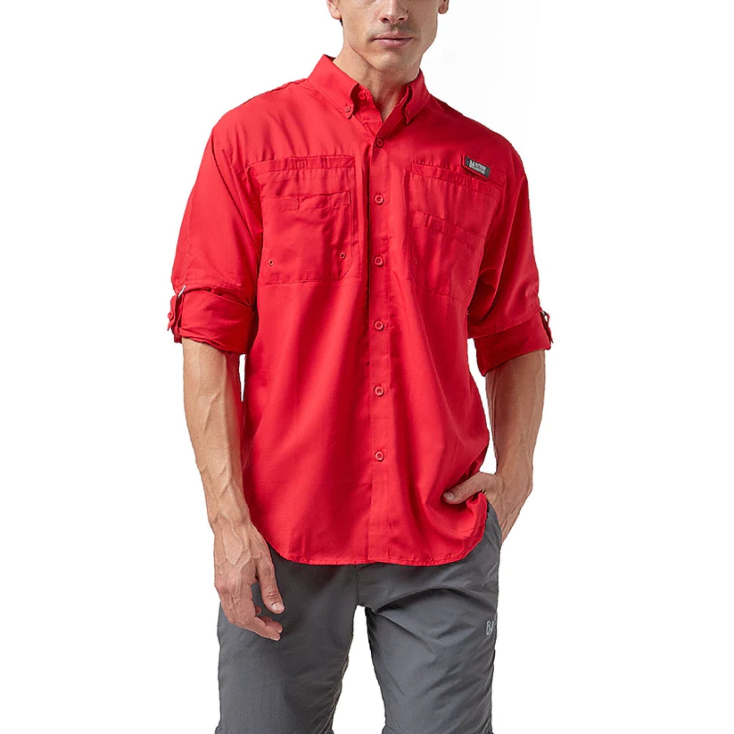 CAMISA DE HOMBRE SAMARA ROJO / OUTDOOR ADVENTURE - Roja