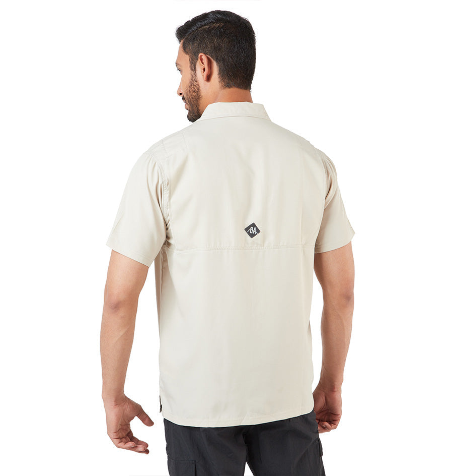 CAMISA DE HOMBRE QUEPOS MANGA CORTA / OUTDOOR ADVENTURE