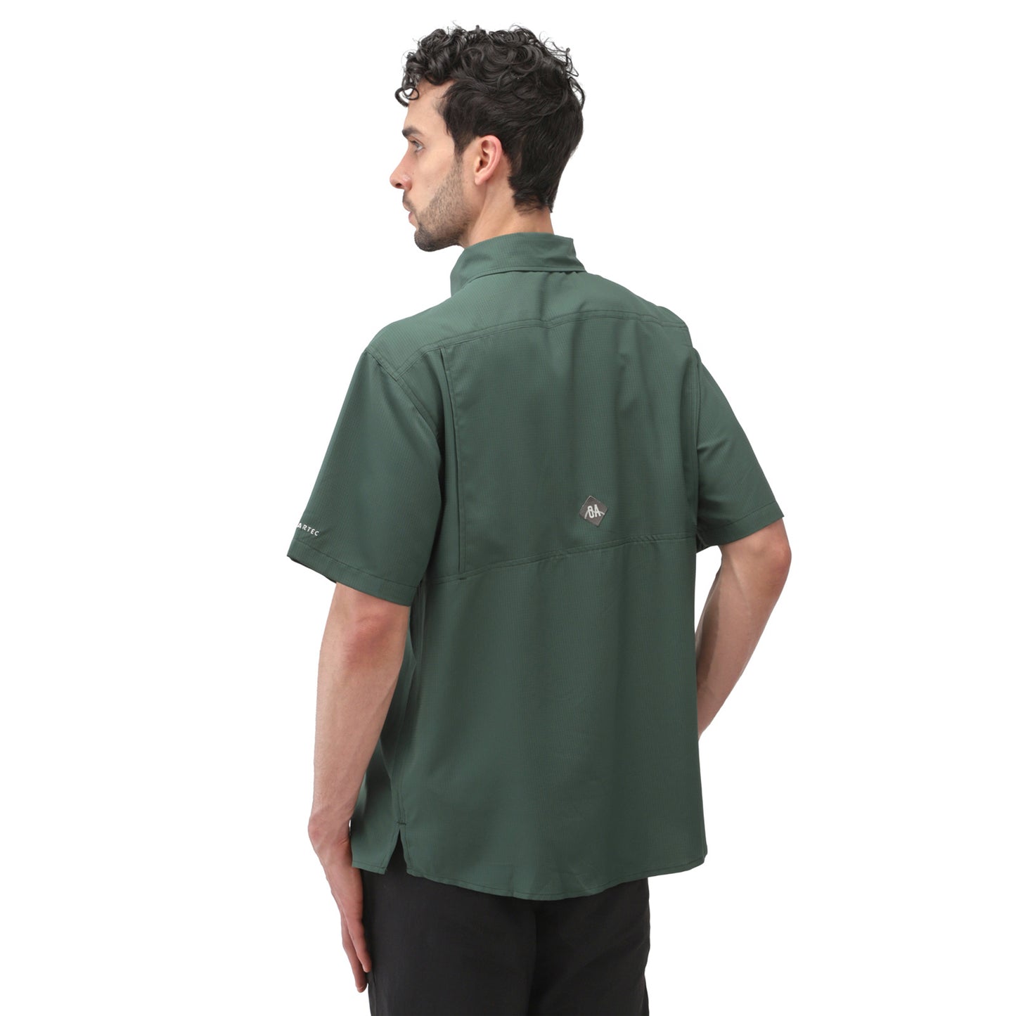 Camisa Hombre Manga Corta Roatan Outdoor Adventure - Verde