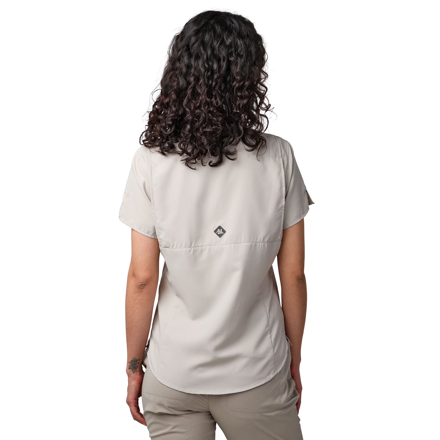 Camisa Manga Corta Mujer Samara Outdoor Adventure - Beige