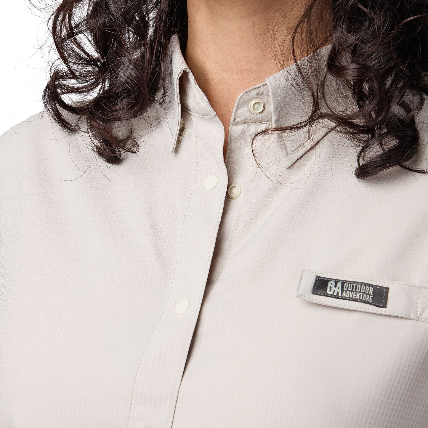 Camisa Manga Corta Mujer Samara Outdoor Adventure - Beige