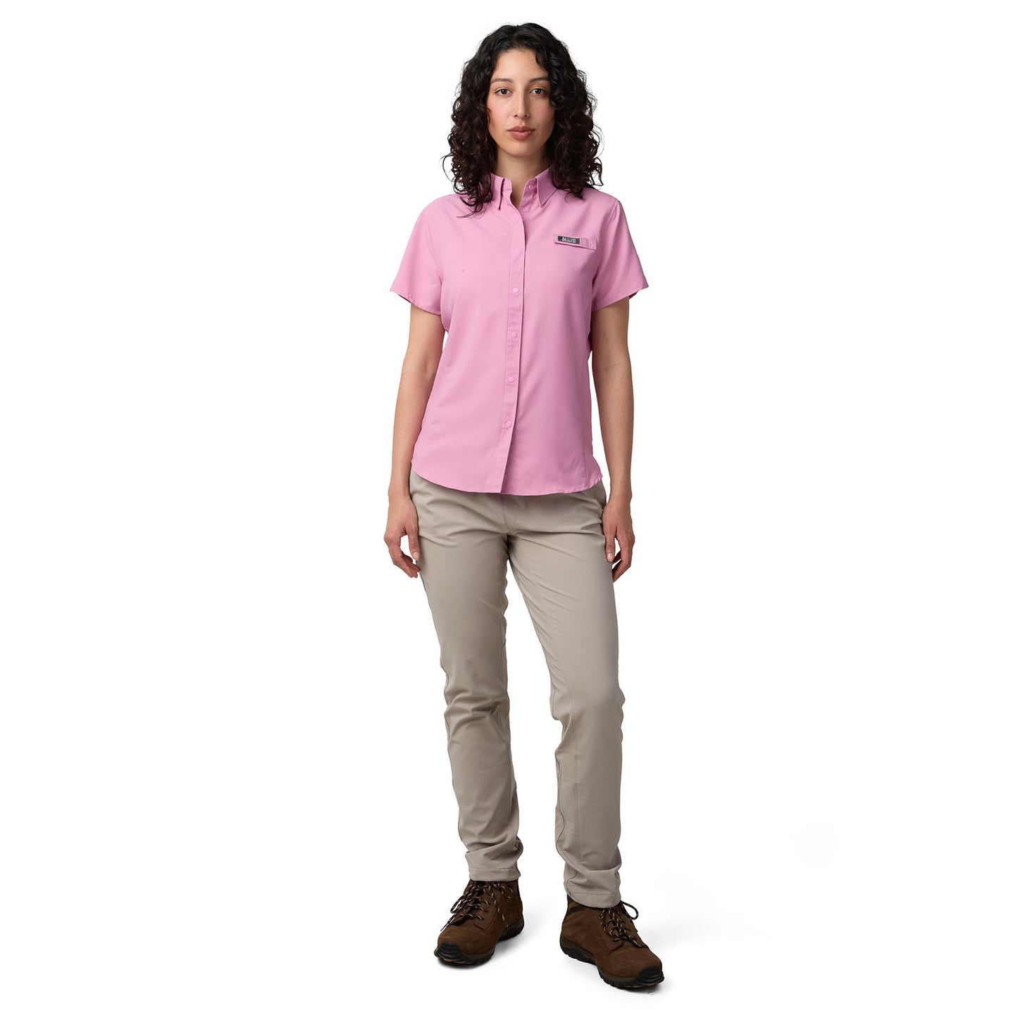 Camisa Manga Corta Mujer Samara Outdoor Adventure - Rosa