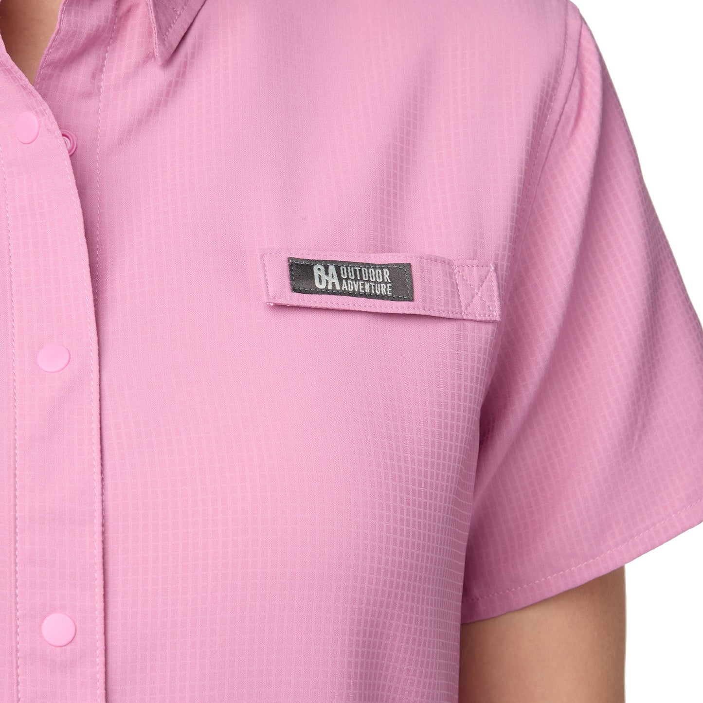 Camisa Manga Corta Mujer Samara Outdoor Adventure - Rosa