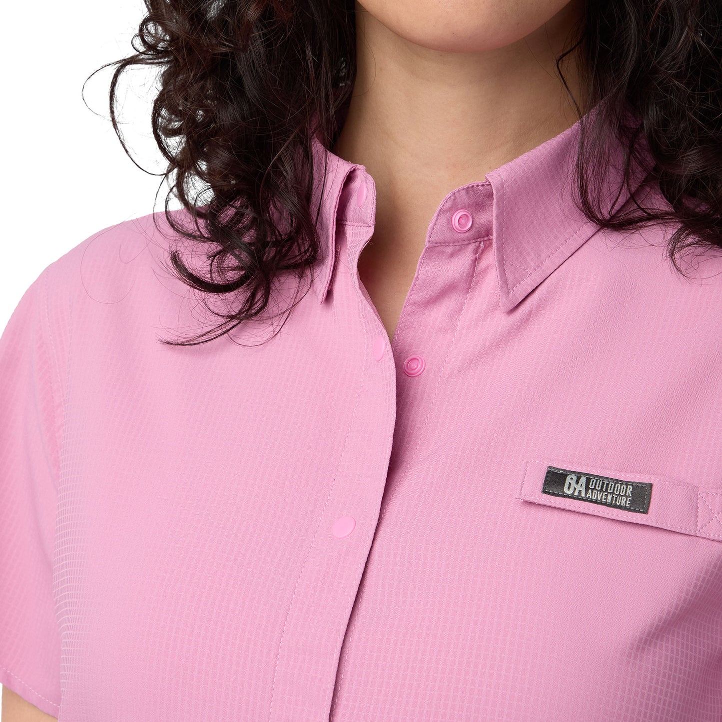 Camisa Manga Corta Mujer Samara Outdoor Adventure - Rosa