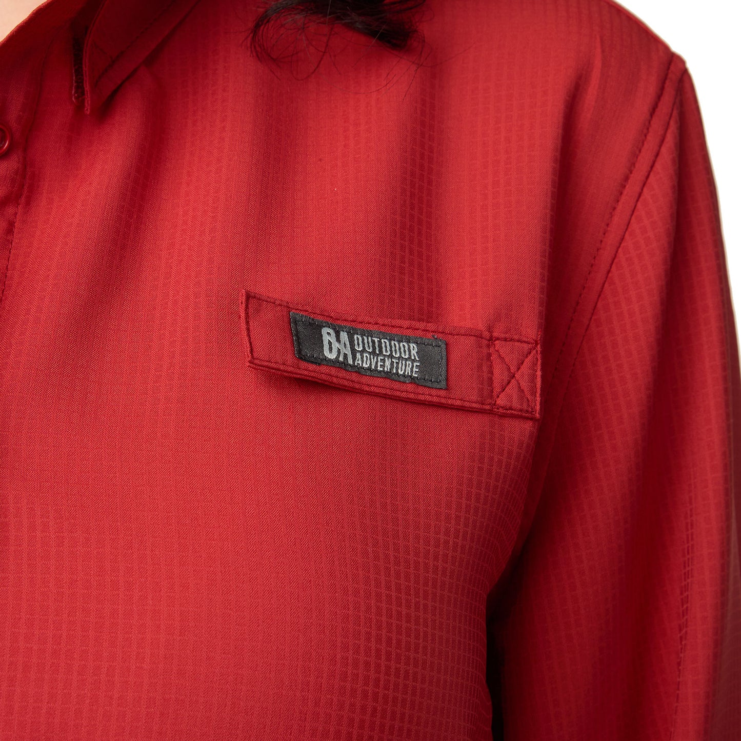 Camisa Manga Larga Mujer Samara Outdoor Adventure - Rojo