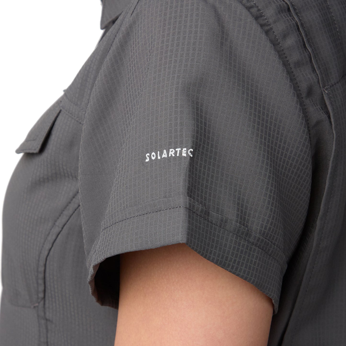 CAMISA MUJER OROSI MANGA CORTA OUTDOOR ADVENTURE - GRIS