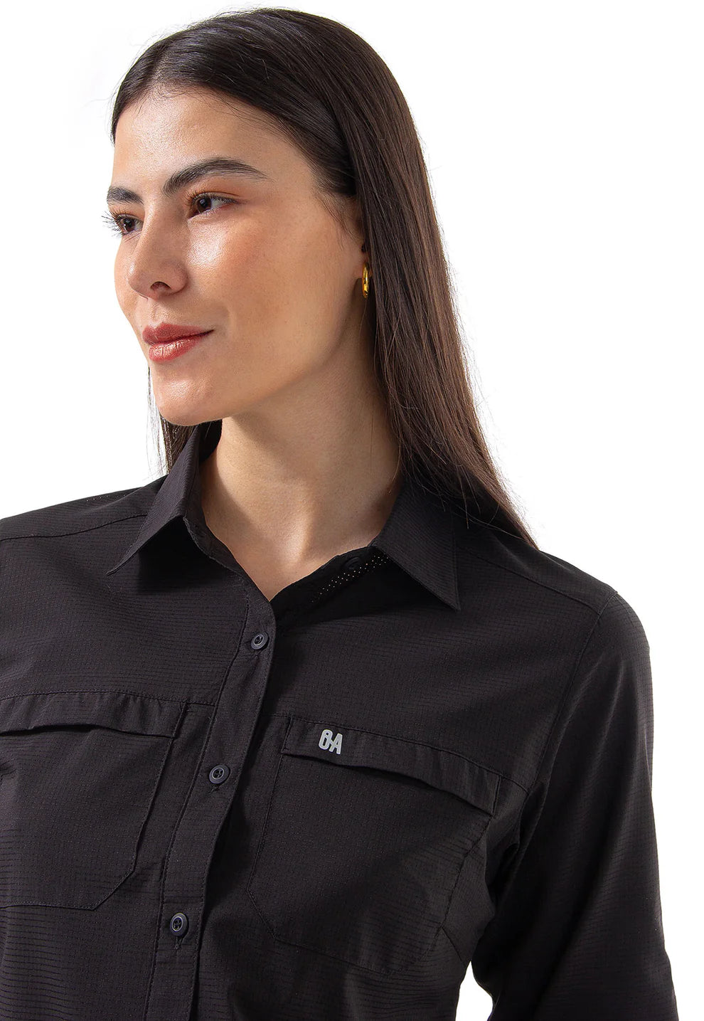 Camisa Manga Larga Mujer Canaima Outdoor Adventure - Negro