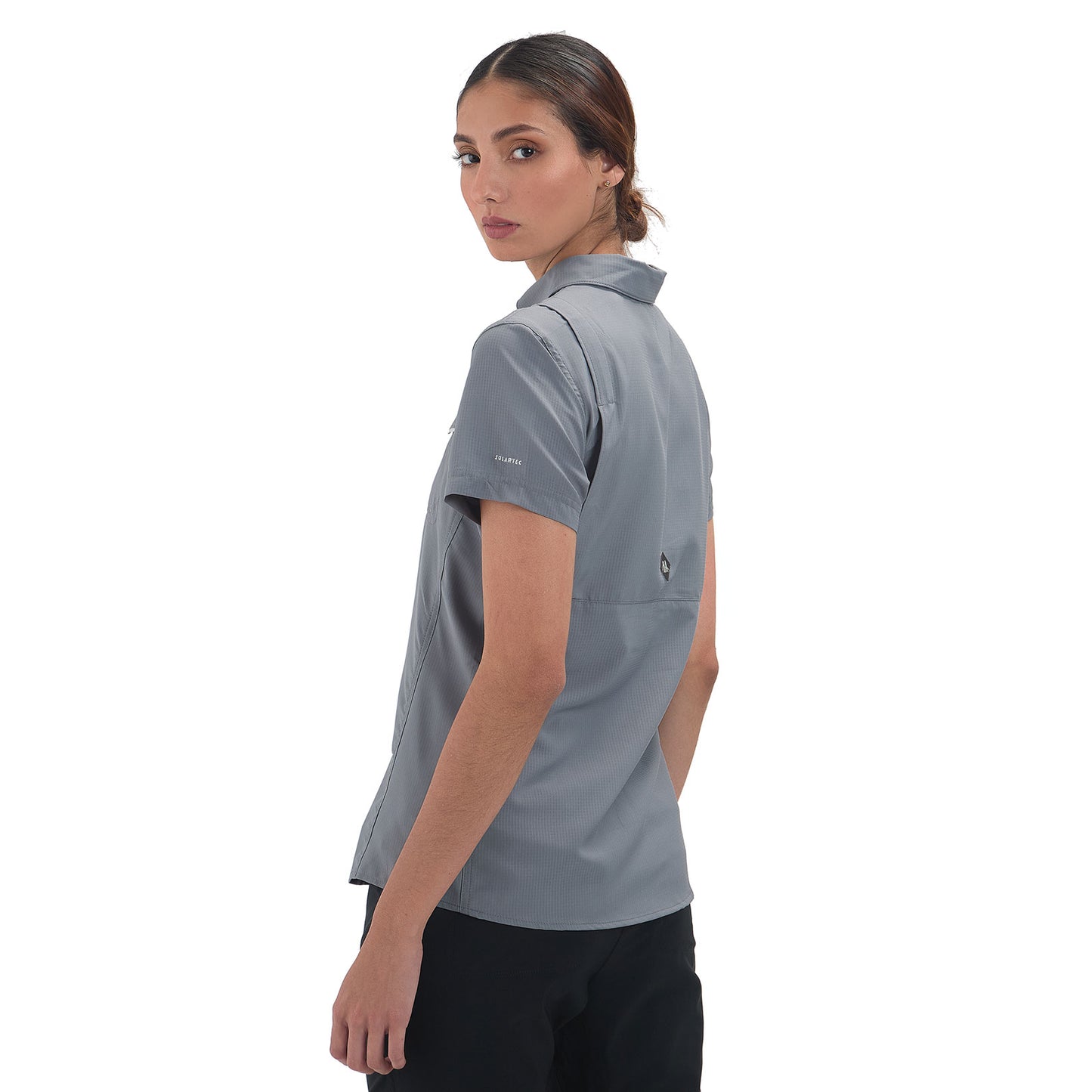 Camisa Manga Corta Mujer Roatan Outdoor Adventure - Gris