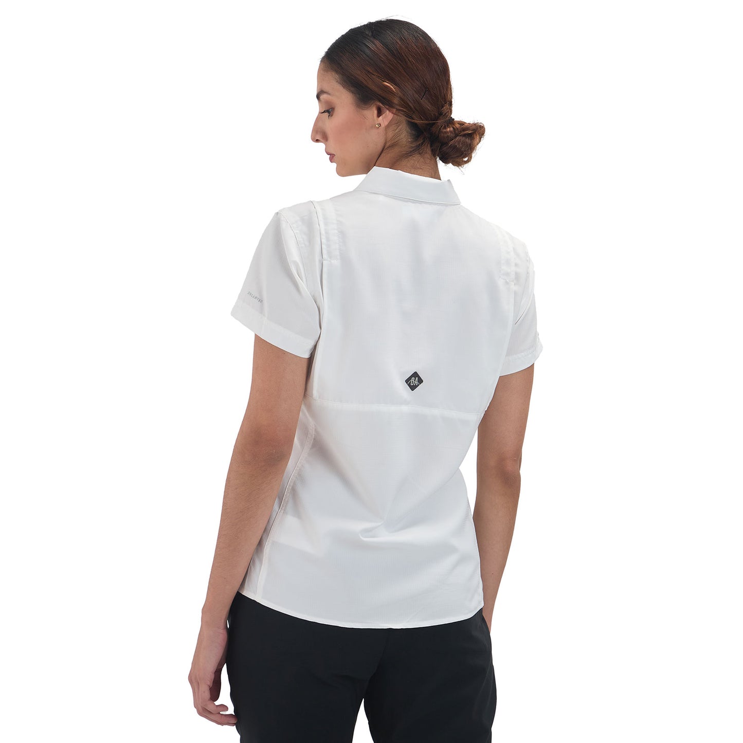 Camisa Manga Corta Mujer Roatan Outdoor Adventure - Blanco