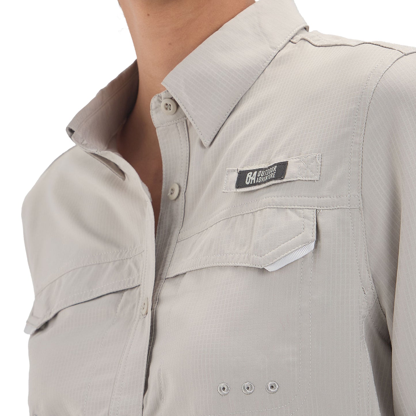 Camisa Manga Larga Mujer Roatan Outdoor Adventure - Beige