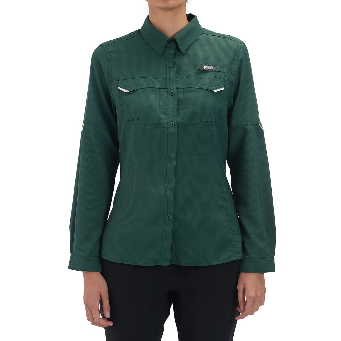 Camisa Manga Larga Mujer Roatan Outdoor Adventure - Verde