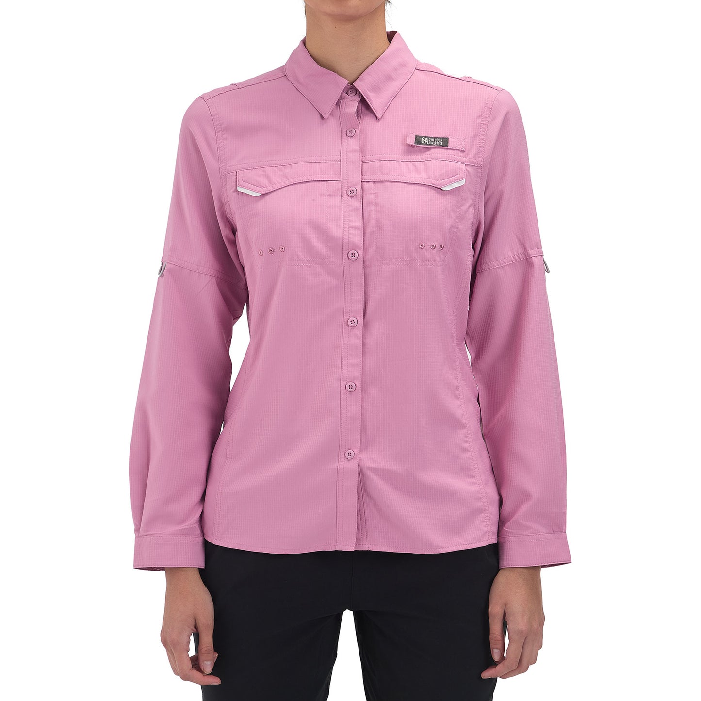 Camisa Manga Larga Mujer Roatan Outdoor Adventure - Rosa