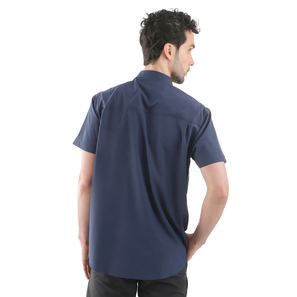 Camisa Hombre Manga Corta Cocora Outdoor Adventure - Azul